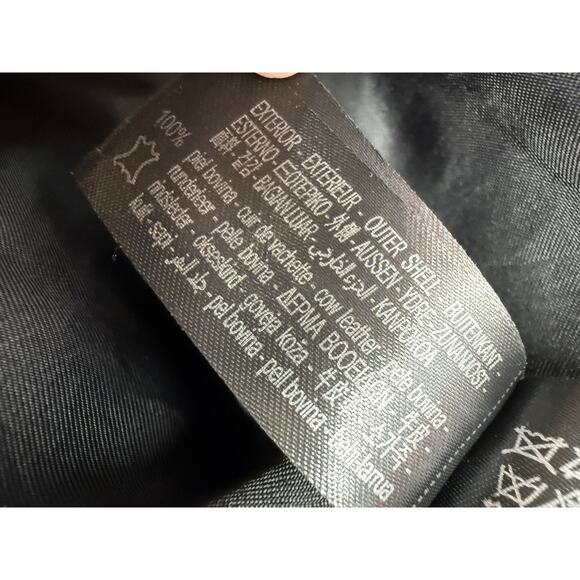 NWT Zara x Steven Meisel Black Real Leather Oversized Trench Coat Small - Picture 16 of 16